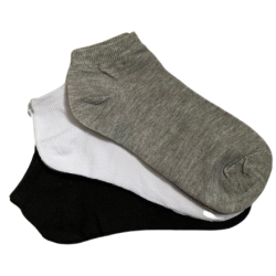 Pack de chaussettes courtes en coton pour homme