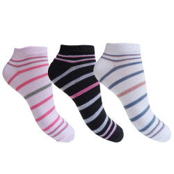 Pack de chaussettes courtes en coton pour femme