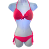 Maillot de bain uni rose, XS