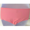 Boxer microfibre et dentelle rose