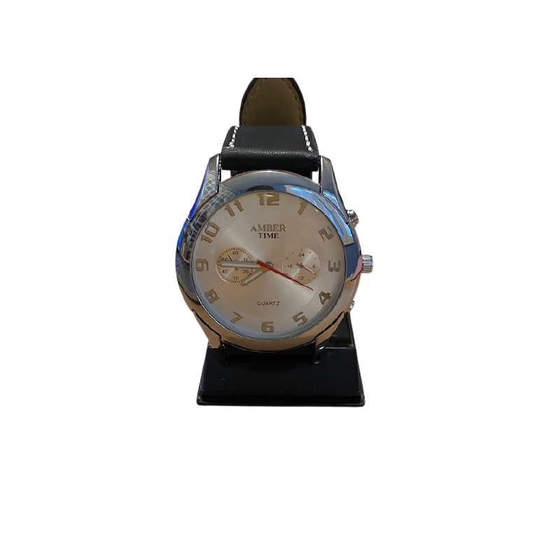 Montre pour homme AMBER TIME, noir