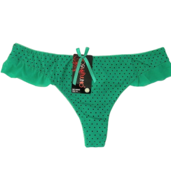 Tanga motif à pois