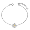 Bracelet fleur de lotus argent 925