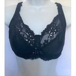 Soutien-gorge avec dentelle décolleté et bretelles