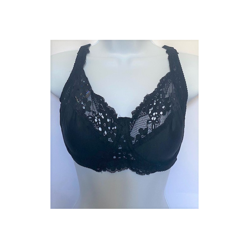 Soutien-gorge avec dentelle décolleté et bretelles