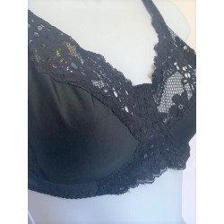 Soutien-gorge avec dentelle décolleté et bretelles